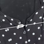 Urban Outfitters  black white polka dot button down dress Photo 2