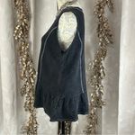 Sew in Love Women's Gray Waffle Knit Peplum‎ Tank Top Size Small Photo 4