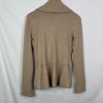 White House | Black Market Cowl Neck Long Sleeve Sweater Top Beige XS Photo 5