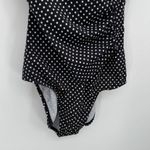 Jantzen Classics Black One Piece Polka Dot Swimsuit Medium Photo 2