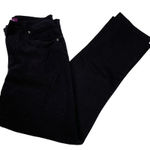 Gloria Vanderbilt  Black Pants Capri 8 Medium Pants Jeans‎ Zipper Fly Pockets Photo 0