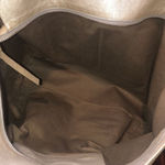 Chloé CHLOE Eclipse Oversized Ivory Silver Gold Tote Shoulder Bag Exterior Zip Pockets Photo 6