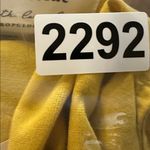 Cloth & Stone  For Anthropologie Yellow Henley Halter Top Size Small NWT Photo 6