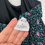 Urban Outfitters Pins & Needles Large Green, Pink Wrap V-Neck Halter Dress Photo 11