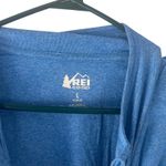 REI Coop Women's Size Large Blue Half Zip Long Sleeve Pull Over Top Photo 3