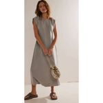 Free People FP BEACH Simone Maxi Exposed Back Dress Size Small NWT White Photo 4