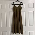 Athleta  Elation V Neck Hybrid Dress Olive Green Size Small Photo 7