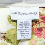 Soft Surroundings SOFT SORROUNDINGS Cream Floral Back Open Cardigan Photo 6
