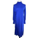 Ted Baker  NEW Aavvaa Turtleneck Balloon Sleeve Sweater Dress Royal Blue 1 (US 4) Photo 1