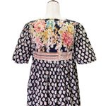 Vintage Vermont Country Store Maxi Dress Patchwork Floral Black Pink Size Small Photo 6