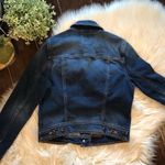 Gap  denim dark washed jean jacket sz small Photo 5