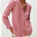 Anthropologie Pilcro Jolie Pintucked Blouse Photo 0