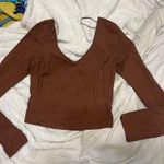 Lululemon athletic t shirt Brown Size 4 Photo 0