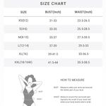 Holipick Womens Blouson Tankini Top Tummy Control Swimsuit Top with Racerback Black Size XS Photo 6