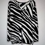 Westbound  Black‎ Zebra Sweater nwt Photo 5