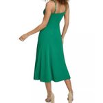 Siena Chain Trim Midi Dress Size 0 New with Tag MSRP $128 Green Photo 1