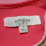 Umgee  CORAL FLOWY BOHO WOVEN STYLE NECKLINE TOP S Photo 6