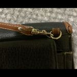 Black crossbody bag with removable/adjustable brown strap GUC Photo 8