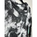 Abound NEW  Pullover Sweater Womens XS Black White Tie Dye Cowl Neck Soft Ribbed Photo 3