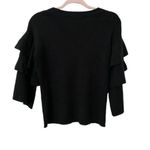 AQUA Wool Tiered Sleeve Sweater Photo 2