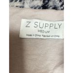 Z Supply  Wakefield Plaid Ivory Check Collared Long Sleeve Moto Coat Jacket Sz M Photo 2