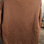 Oversized Comfy Sweatshirt Brown Size L Photo 0