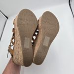 blowfish Malibu Piper Cork Wedge Sandals Tan Woven Gladiator Strappy Women Sz 6 Photo 6