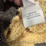 Hello Nite Size Medium Women's Colorblock Plush Crewneck Pullover Sweater Blue Photo 7