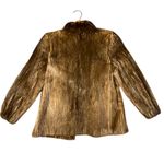 Vintage 100% Genuine Authentic Brown Mink Fur Mid Photo 1