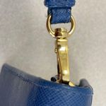 Prada Bluette Saffiano Metal Leather Wristlet w/ Box and Cert of Auth -Preloved Photo 7