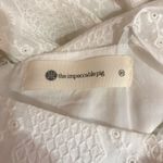 The Impeccable Pig  white eyelet Ruffle Dress Sz XS Photo 5
