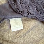 Daniel Rainn Midnight Blue Sheer Lace Peasant Blouse with Cami Small Photo 2