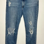 joe's jeans Joe’s jeans distressed high rise straight ankle jeans size 30 Photo 0