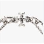 Tory Burch Roxanne Silver Chain Rope Bracelet Photo 1
