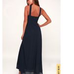 Lulus Lulu’s air of romance navy blue maxi formal dress Photo 6