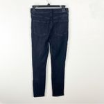 Reformation  Organic Cotton Blend Black Wash High Rise Skinny Jeans, Size 28 Photo 1
