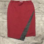 Bailey 44 burgundy midi skirt Photo 2
