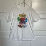 Lululemon Tee Shirt Women Sz. 8 White Short Sleeve All Yours PRIDE Photo 4