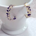 Lulus Cheetah print open hoops Photo 1