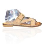 Coach And Four Italy Women's Size 8.5 Shoes Brown Leather Strappy Comfort Sandal Photo 2