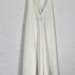 Lulus White Sleeveless Mini Swing Dress Womens M Graduation Bridal Classic Size M Photo 0