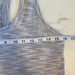 Athleta Womens Momentum Racerback Tank Top Space Dye Grey Stretch S Photo 4