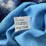 Sinequanone Dress Womens XS Blue White Tie Dye Maxi Casual Boho Bohemian Hippie Photo 7