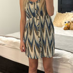 Shyanne  Women's Southwestern Print Button-Front Mini Dress Photo 0