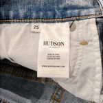 Hudson Jeans Hudson NWT Gracie Mid-Rise Cut Off Jean Short Size 25 Frayed Hem Light Wash Photo 5