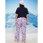 Old Navy Women XL Flannel Pajama Pants Christmas Purple Mugs Winter Xmas MidRise Photo 4