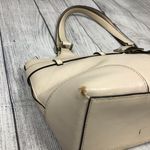 Valerie Stevens leather handbag cream color Photo 2