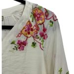 Figueroa & Flower Floral Embroidered‎ Cottagecore Boho Dress M Pink Size M Photo 6