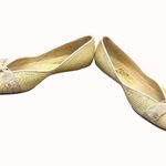 Salvatore Ferragamo  women’s beige leather shoes flats SKU 6380 Photo 1