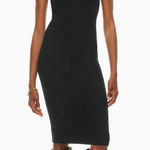 Aritzia NWOT  Babaton Moonstruck Knit Black Sleeveless Midi Dress‎ Medium Photo 0